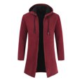 thumbnail image 2 of Vedolay Men's Fall Sweater Long Sleeve Open Front Coat 2023 Red,2XL, 2 of 4