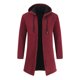 thumbnail image 2 of Gibobby Suéter cárdigan hombre Suéter De Talla Grande para Hombre, Cárdigan De Invierno Grueso Y Cálido, Cuello Alto, Prendas De Vestir para Hombre, Diseño De Cuello Alto(Rojo,M), 2 of 4
