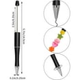 thumbnail image 3 of WuPing 30 Pcs Pens Beadable Pens 1.0mm Black Ink DIY Pens Halloween Pens Ballpoint Pens (Black, Gold, Blue, White, Yellow), 3 of 7