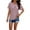 Pink, variant on Fesfesfes Tshirt for Women Fashion Women's Fashion Short Sleeve Top Casual V-neck Knitwear Short Sleeve V-neck Top/shirt Women Short Sleeve Tshirt XL(US:10)