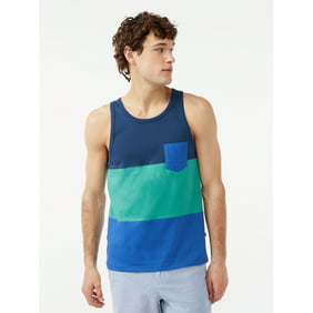 Free Assembly Men's Tri-Colorblocked Tank Top