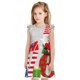 thumbnail image 1 of Fotbe Christmas Gnome With Love Vestido de Dormir para Niñas de 3 a 10 Años, Mangas Cortas, Estilo Princesa, Pijama Camisón con Mangas Voladas-Medium, 1 of 6