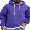 thumbnail image 1 of Fall Casual Pullover for Men  Long Sleeve Hooded Sweatshirt, 1 of 3