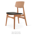 thumbnail image 1 of BACCO CHAIR - PPM-FR BLACK (901) - BEECH WOOD NATURAL FINISH, 1 of 3