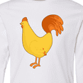 thumbnail image 4 of Inktastic Cute Yellow Chicken Long Sleeve Youth T-Shirt, 4 of 5