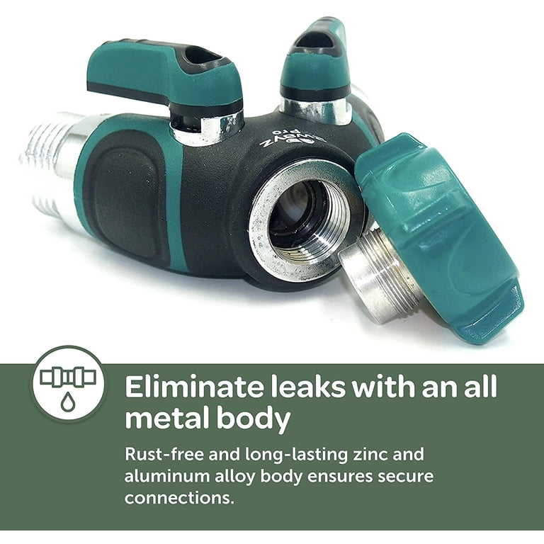 Keyahappy Garden Hose Splitter 2-Way, All Metal photo 3