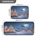 thumbnail image 3 of 2-Piece Kitchen Rugs Set Non-Slip Mats Carpet Floor for Kitchen, Bathroom (19.7"x27.6" & 19.7"x47.2") Christmas Night Scene, 3 of 7