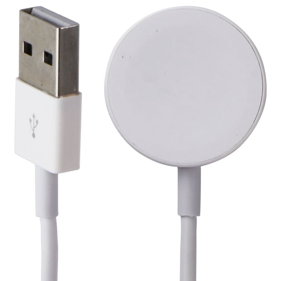 Pre-Owned Basic (3.3-Ft) Magnetic USB Charger for Apple Watch up to Series 6 - All White