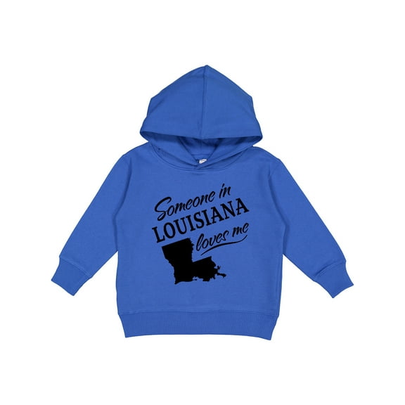 Inktastic Someone in Louisiana Loves Me Toddler Hoodie