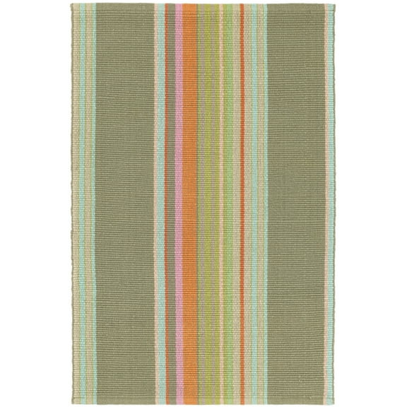 Dash & Albert Stone Soup Handwoven Cotton Rug, 9' x 12', Multi