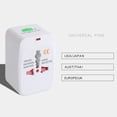 thumbnail image 2 of Bearachild Adaptador de carga del convertidor de corriente del interruptor deslizante plegable eléctrico Universal de reemplazo portátil del Electrónica, 2 of 6