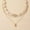 golden, variant on Three Layer Beach Seashell Choker Necklaces Bohemian Natural Shell Necklace WY4-pink