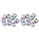 thumbnail image 2 of Dados de Juego Estándar ANGGREK 20 Piezas de 6 Caras Impermeables, 2 of 8