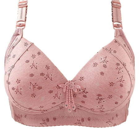 Gieriduc Women Sale Everyday Cozy Bras Bandeau Top with Built in Bra Best Bras for Older Women Buff Bunny Sports Bra Most Comfortable Bras Orange Sports Bra Ladies Apparel Adhesive Bra (Pink L)