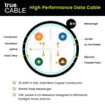 thumbnail image 4 of Cable Ethernet TRUE CABLE Cat6 para exterior blindado de 152 m, 4 of 5