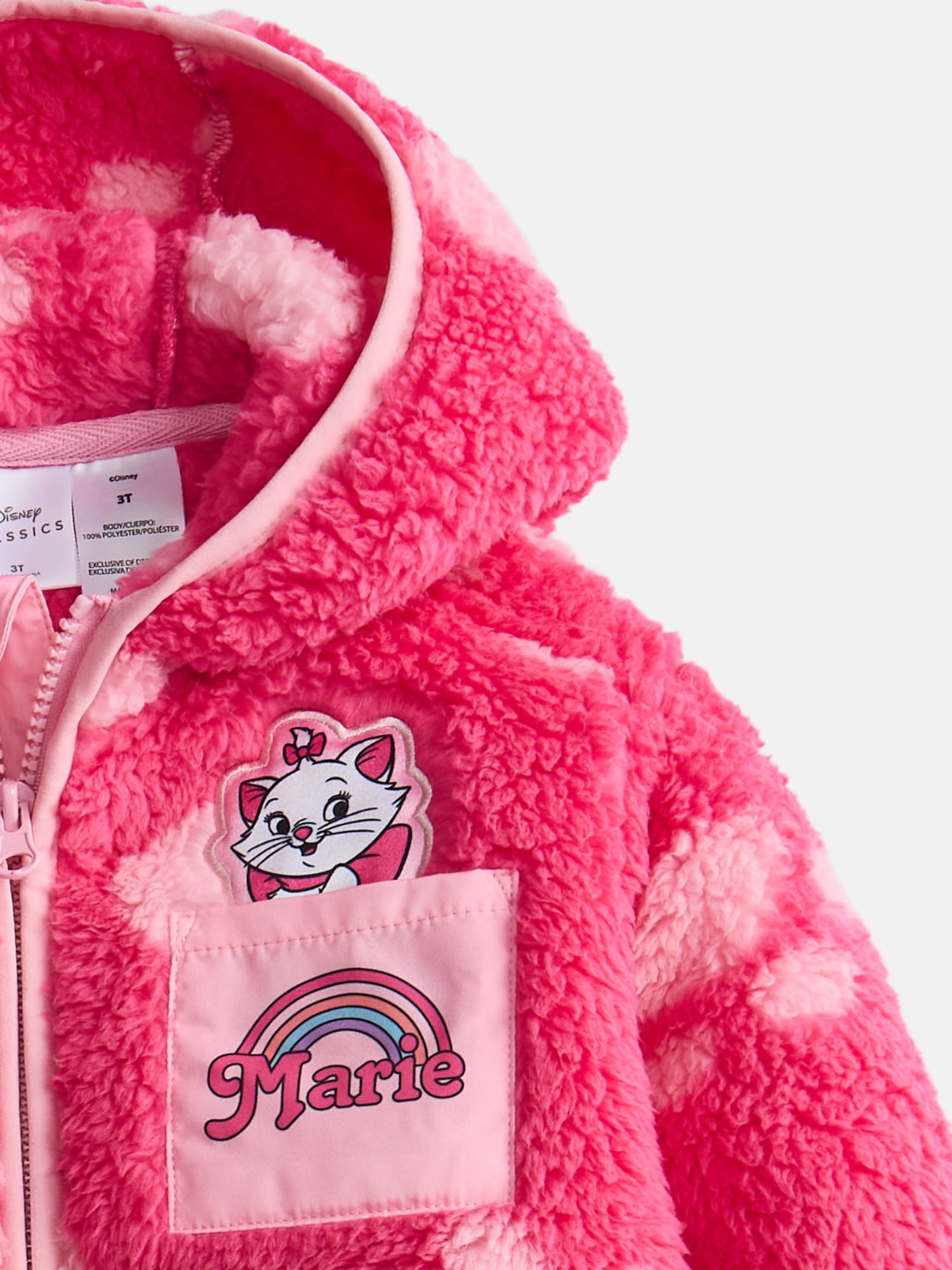 Character Toddler Fleece Jacket with Hood, Sizes 12M-5T