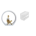 thumbnail image 1 of Figura De Niña Acrílica, Estatua De Mujer, Centro De Mesa, Dormitorio, Regalo Para Lectores, Estantería, Escultura Abstracta De Estilo Rústico, Caja De Almacenamiento De Papel Higiénico,, 1 of 8