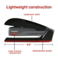 thumbnail image 3 of Staples One-Touch Desktop Stapler Full-Strip Capacity Gray/Black/Red (44425) 1798852, 3 of 8