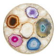 thumbnail image 2 of Maitland Smith 8410-12 - Agate Trivets With Gold Trim, 2 of 2