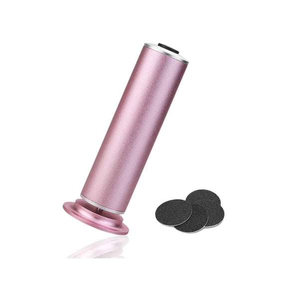 Electric Foot Callus Remover,Powerful Electric Foot File, Professional Adjustable Speed Pedicure Tool Replacement Sandpaper Discs for Dead Skin and Calluses-Pink