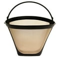 thumbnail image 5 of 2 Pcs Black Gold Coffee Filter, 4# Cone Style Replacement Coffee Filter, Long Lasting Stainless Steel Reusable Coffee Filter for 4 Cone Brewers,Coffee Maker Parts & Accessories, 5 of 7