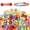 200pcs Colorful Russian Letter Beads, variant on Wekvgz 1977pcs Clay Pony Beads Kit Set Bulk Making 64 Colors Plastic Letter Elastic String Jewelry Making Kit Friendship Bracelet Kits Kandi Beads DIY Birthday Crafts Gift for Girls 6x9mm