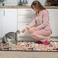 thumbnail image 3 of Boston Terrier Dogs with Pioneer Flower Kitchen Rugs Sets Of 2,Anti Fatigue Kitchen Mat Rugs Non Slip Washable,Decorative Kitchen Floor Mats for Kitchen,Sink,Laundry,17"X30"+17"X47", 3 of 7