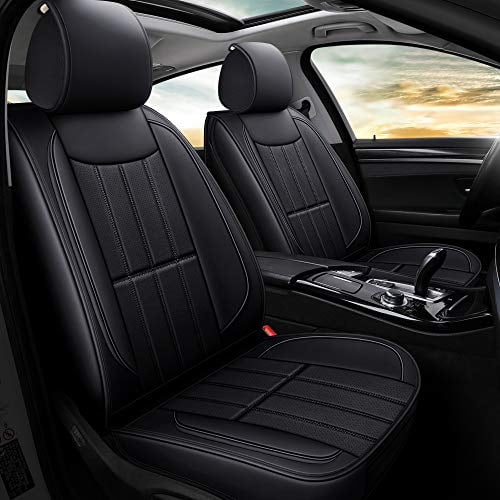 Aoog Leather Car Seat Covers Leatherette Automotive Vehicle Cushion Cover For Cars Suv Pick Up Truck Universal Non Slip Waterproof Protectors Interior Accessories Front Pair Com Aoog Leather Car Seat Covers, Febreze On Leather Car Seats