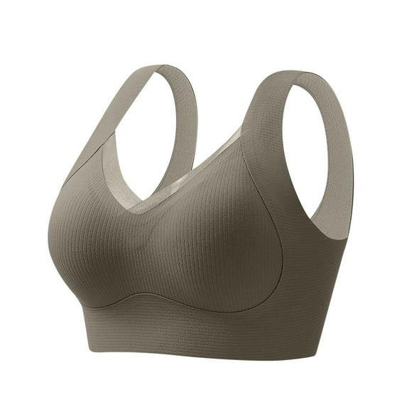 Timegard Womens Push up Bras Seamless No Underwire Full Coverage Comfortable Compression Everyday Bras