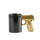 thumbnail image 2 of Taza de café de cerámica con mango en forma de pistola, 350 ml, color negro, 2 of 2