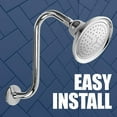 thumbnail image 4 of Shower Arm Extension, 10 Inch Stainless Steel Bathroom Shower Arm for Shower Head Extension, High Rise Durable Wall-Mounted Bathroom Accessory, 4 of 10