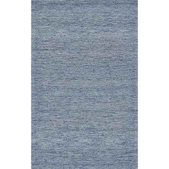 Momeni James Wool Hand Tufted Contemporary Indoor Area Rug, Denim, 2 X 3