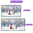 thumbnail image 5 of Hello Winter Rhodesian Ridgeback Football Snowman Welcome Snowy Morning Desk Mat Full Keyboard Mouse Pad Ridgebacks Dog Lover Gifts Large Mousepad - 01012, 5 of 5