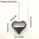 thumbnail image 3 of Heart-Shaped Metal Hanging Flowerpot Hook | Indoor Outdoor Wall Mount Planter | Window Living Room Ceiling Decor | Modern Style | Sturdy Chain | 30x8.5x30cm | 1 Pack, 3 of 9