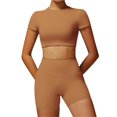 thumbnail image 1 of Conjuntos de entrenamiento for mujer, 2 piezas, sujetador deportivo, camiseta sin mangas, polainas de cintura alta, gimnasio, Yoga, ropa activa, Top de entrenamiento for mujer, 1 of 7