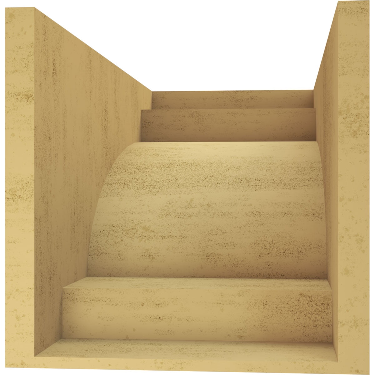 12"W x 24"D x 12"H Wide Mediterranean Rough Cedar Woodgrain TimberThane Corbel, Primed Tan