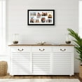 thumbnail image 3 of Americanflat 12x22 Collage Picture Frame with Shatter-Resistant Glass Fits Eight 4x6 Photos Signature - Black, 3 of 8