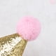 thumbnail image 4 of Sombrero de cono con purpurina brillante para segundo cumpleaños con diadema ajustable para fiesta de niña (rosa), 4 of 7