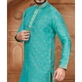 thumbnail image 2 of Nazon Brand -Panjabi Sherwani Style With Pajama|Men's Punjabi |Men's Regular Fit Panjabi | Beautiful Men's Wear | Men's Slim-Fit Panjabi | Traditional Party Wear |Blue Color, 2 of 2