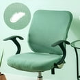 thumbnail image 4 of AUQ Stretch Office Chair Covers Chair Seat Cover Chair Slipcover Chair Desk Chair Green, 4 of 7