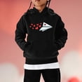 thumbnail image 2 of FhsagQ Big Boys Hoodies Size 14-16 Toddler Kids Baby Boys Girls Basic Hooded Pullover Sweatshirt Children's Solid Hoodie Coat Tops Boys Sweatshirts Size 10-12 Zipper Black 8-9 Years, 2 of 4