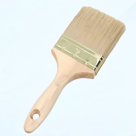 CCOCC 100mm Wide Nylon Paint Brush with Wooden Handle