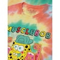 thumbnail image 2 of Tee Luv Men's SpongeBob SquarePants MuscleBob BuffPants Tie Dye T-Shirt (XL), 2 of 3