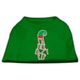 thumbnail image 1 of Lazy Elf Screen Print Pet Shirt Emerald Green Xl (16), 1 of 1