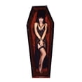 thumbnail image 2 of Advanced Graphics Lifesize Wall Decor Cardboard Standup Poster Elvira Coffin, 2 of 2