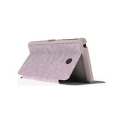 Speck Stylefolio Vegan Leather Case for Verizon Ellipsis 8 - Fresh Floral Pink