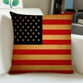 thumbnail image 3 of LmnLft Vintage American Flag Pillow,USA Flag Throw Pillow Cotton Linen Square Cushion Cover,American Flag Decorations Throw Pillow Covers Patriotic Memorial Day Outdoors Decor,for Sofa Couch Bed, 3 of 9