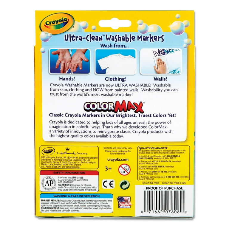 Ultra-Clean Washable Markers, Fine/Broad Wedge/Chisel Tips, Assorted Colors, 8/Box Ultra-Clean Washable Markers, Fine/Broad Wedge/Chisel Tips, Assorted Colors, 8/Box