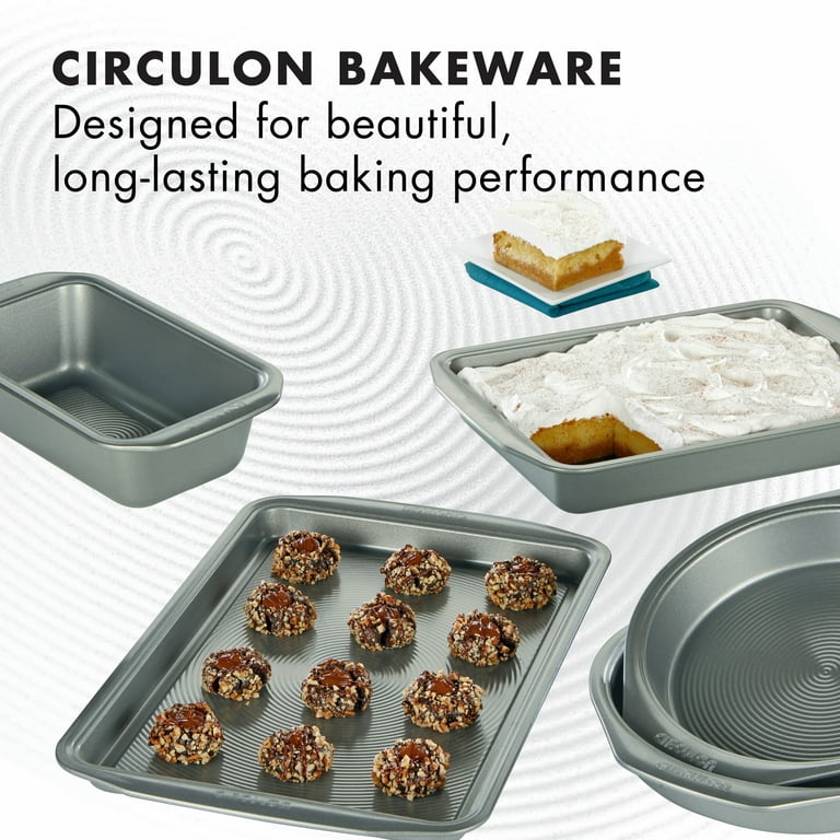 Circulon Steel Nonstick Bakeware 3 Piece Bakeware Set, Gray - Yahoo Shopping