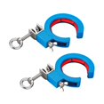 thumbnail image 2 of Bunblic 2Pcs Cable Tray Rollers Cable Threading Tools Stainless Steel Nylon Easy to Use Wire Guide Accessories Wire Pulling Pulley , Blue, 2 of 8